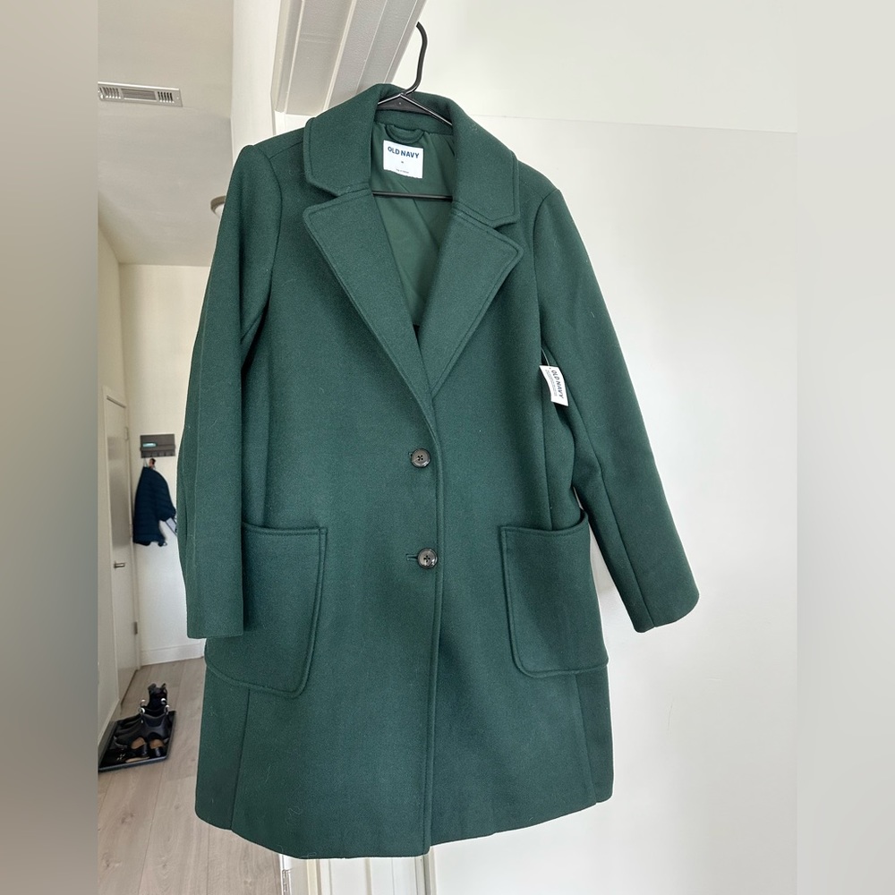 Old Navy Green Coat NWT